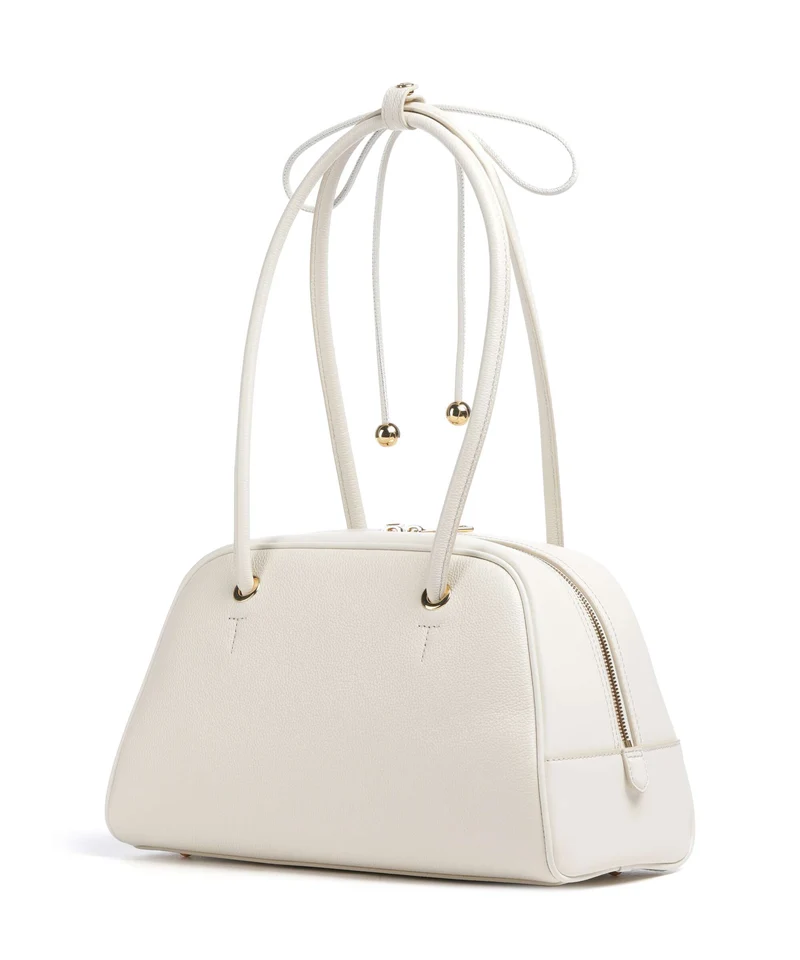Furla Poppy M Schultertasche panna