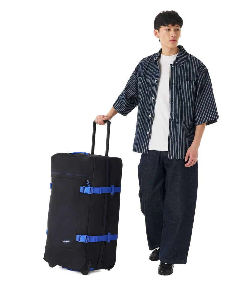 Eastpak Tranverz L Rollenreisetasche black/blue