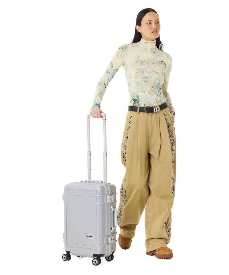 Eastpak Resist'R Case 4-Rollen Trolley metal silver