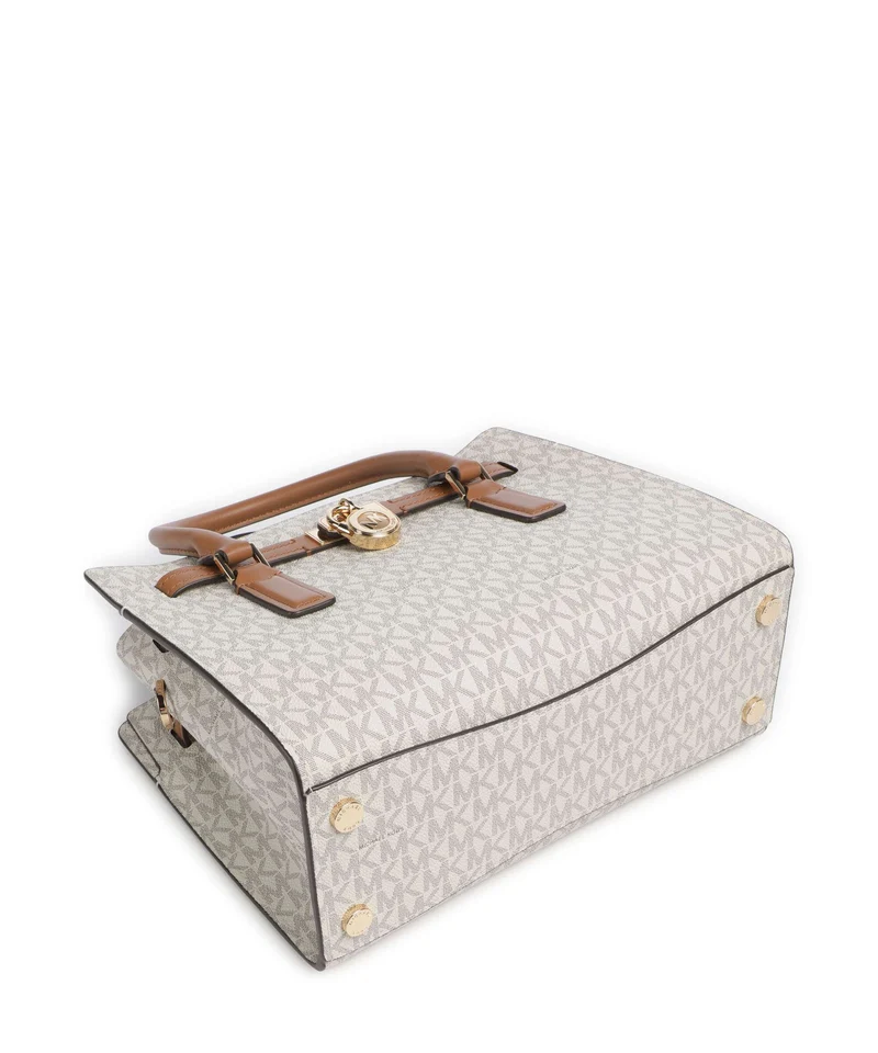 Michael Kors Hamilton Moderne Small Handtasche vanilla/acorn