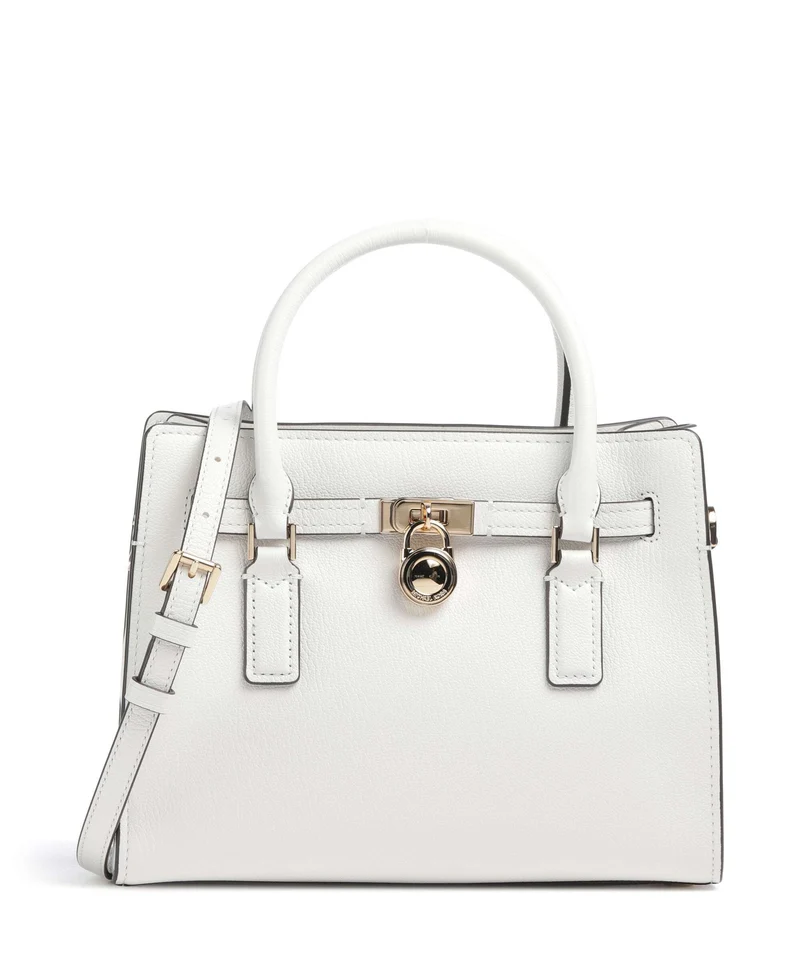 Michael Kors Hamilton Moderne Small Handtasche optic white