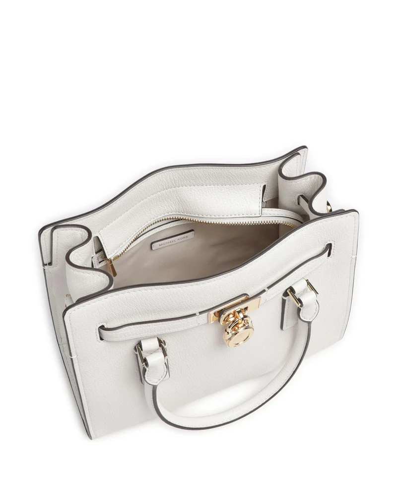 Michael Kors Hamilton Moderne Small Handtasche optic white
