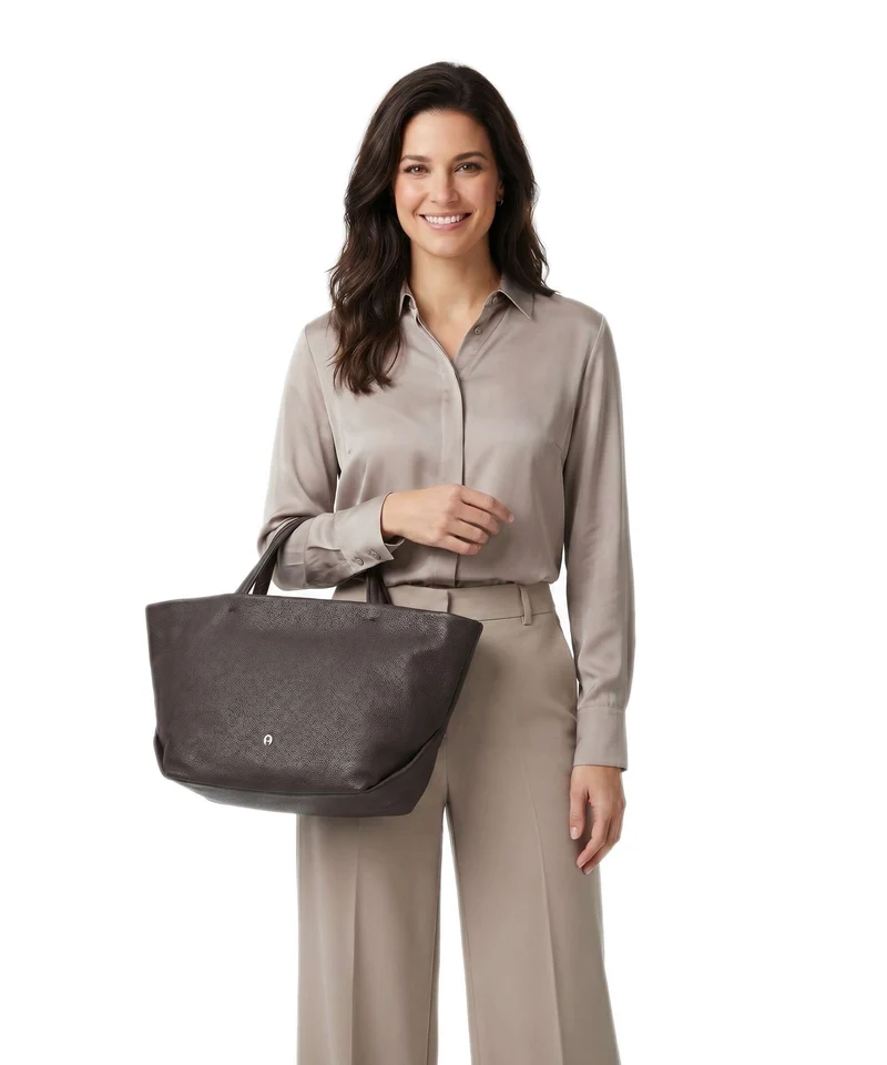 Aigner Paola L Handtasche soil brown