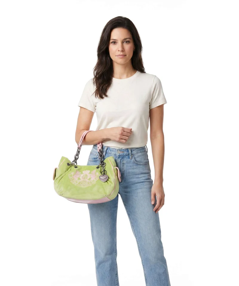 Juicy Couture Daydreamer Classic Crest M Beuteltasche pistachio green