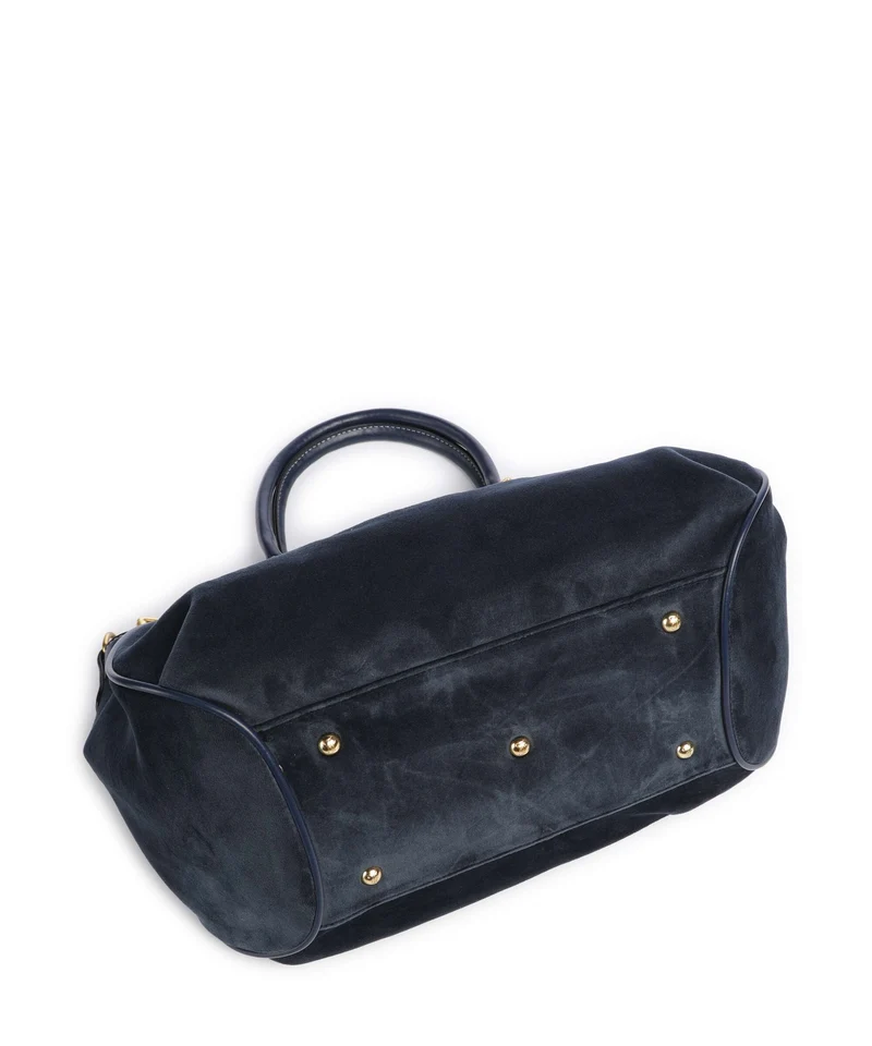 Juicy Couture Twig Narrative Velvet L Shopper blue depths