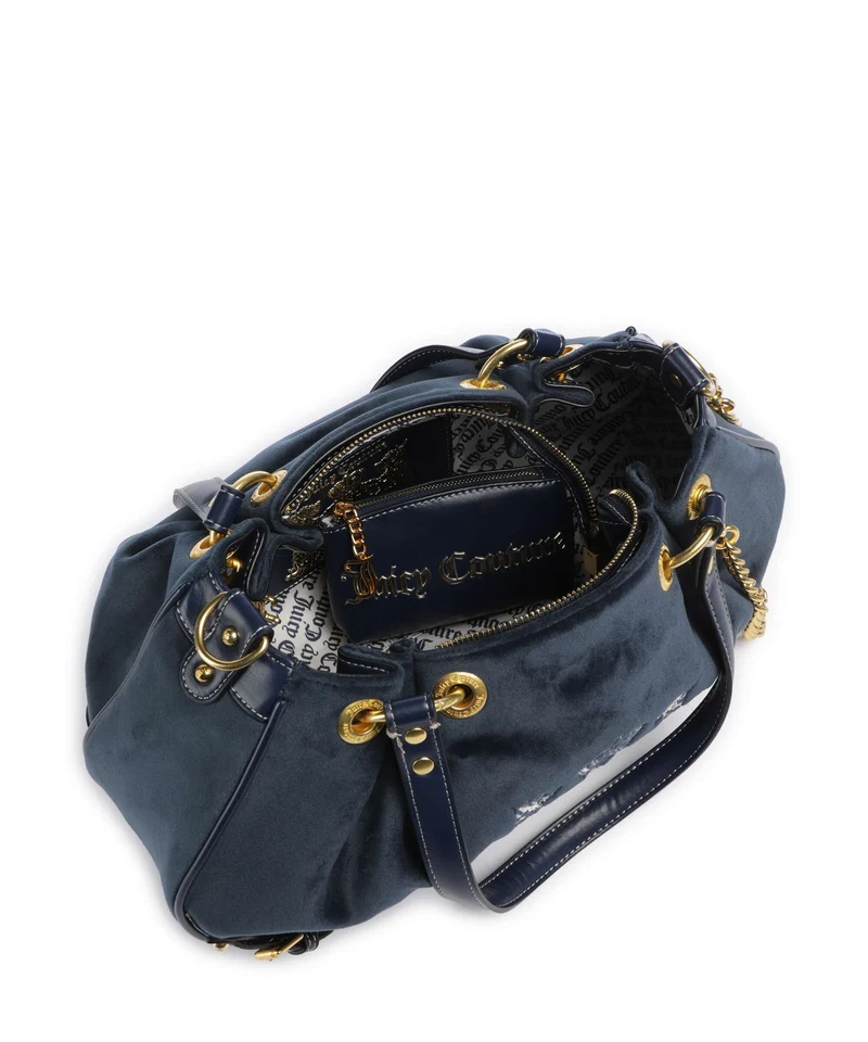 Juicy Couture Twig Narrative Velvet M Beuteltasche blue depths