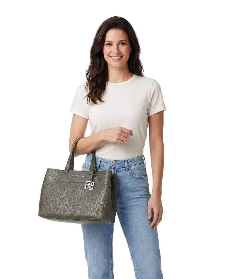 Armani Exchange Liz M Handtasche savanna