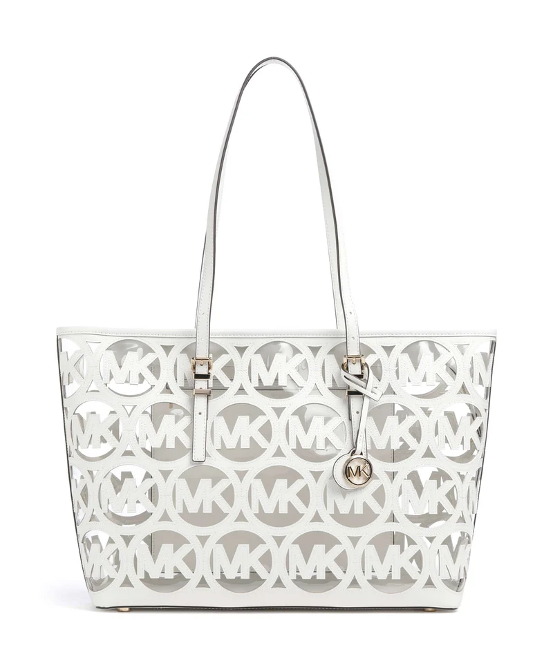 Michael Kors Quinn Large Shopper optic white