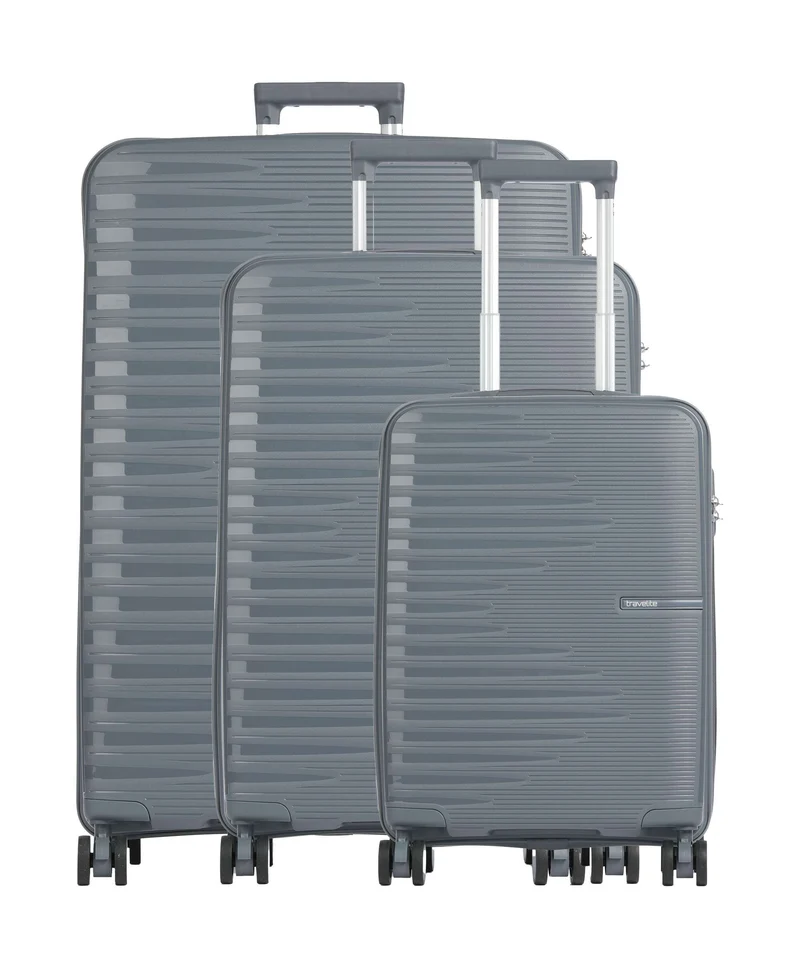 Travelite Pacific 4-Rollen Trolley Set anthracite