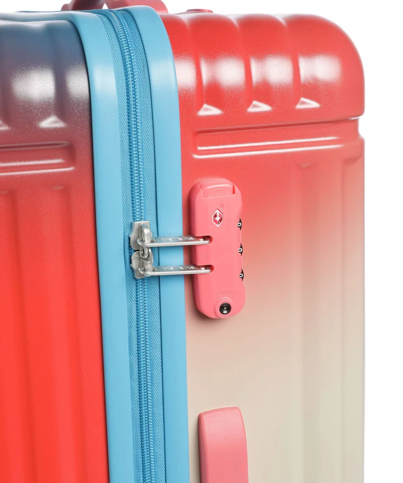 Travelite Cruise 4-Rollen Trolley Set multicolor