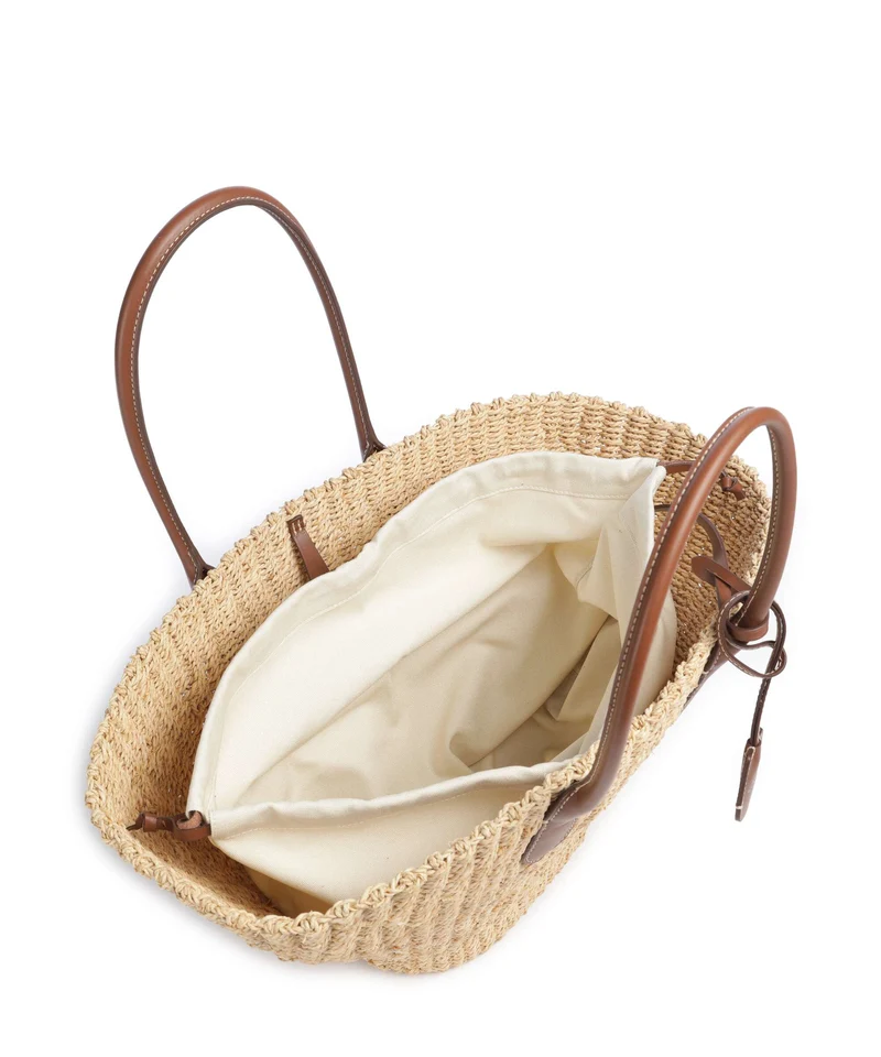 Polo Ralph Lauren Bellport Medium Shopper natural/cuoio