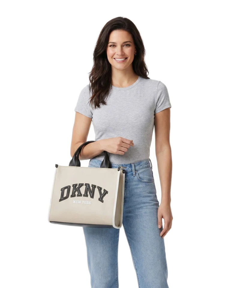DKNY Hadlee Medium Handtasche light taupe