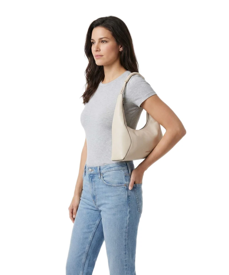 Hugo Brielle Beuteltasche open white
