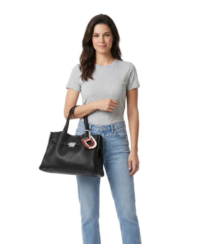 DKNY Bryar Large Handtasche black/silver