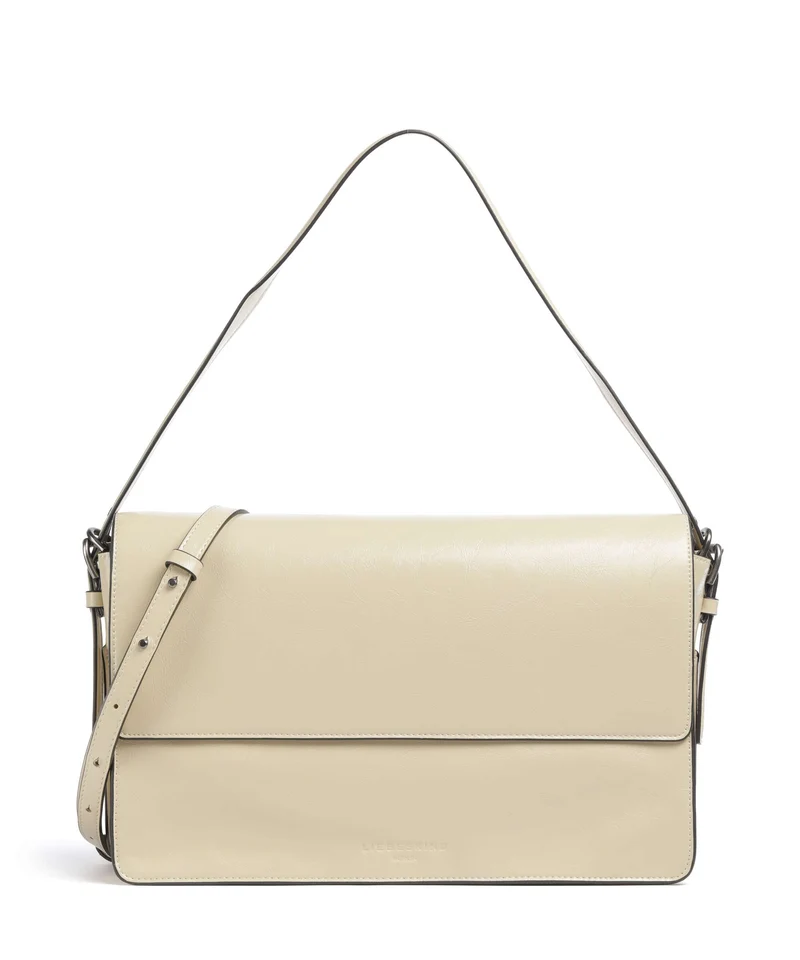 Liebeskind Audrey Recycled Lack Distressed M Schultertasche biscotti