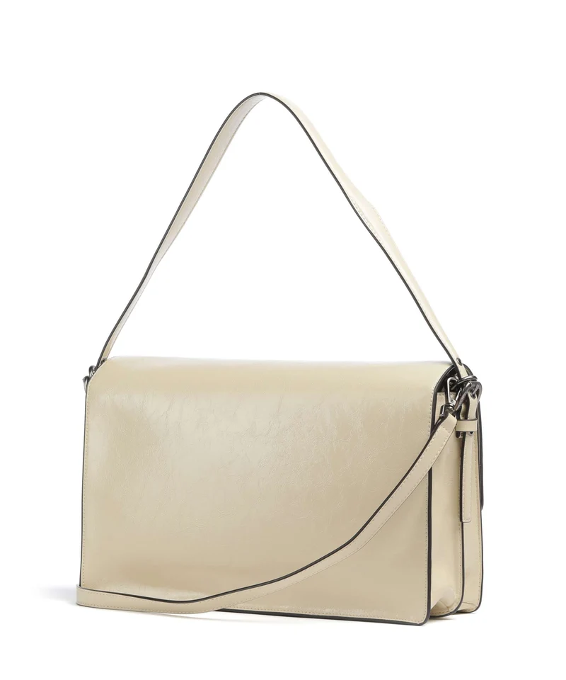 Liebeskind Audrey Recycled Lack Distressed M Schultertasche biscotti
