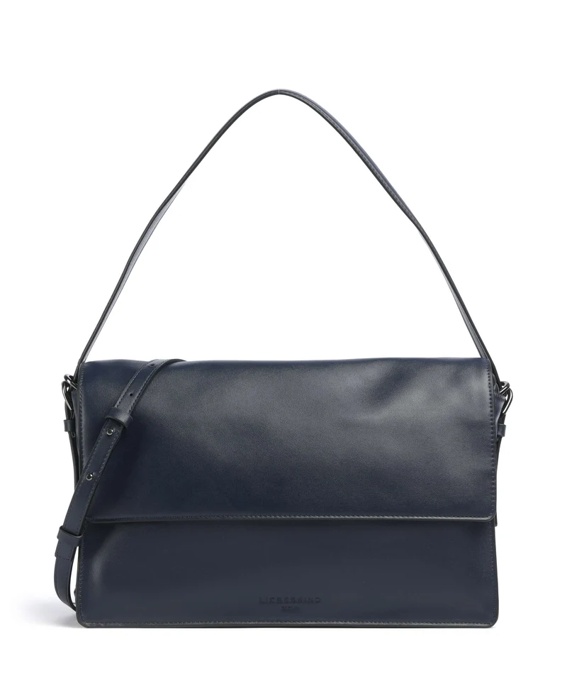 Liebeskind Audrey Recycled Soft Calf M Schultertasche peacoat