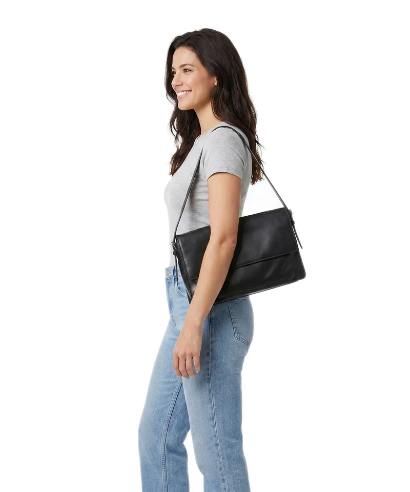 Liebeskind Audrey Recycled Soft Calf M Schultertasche black