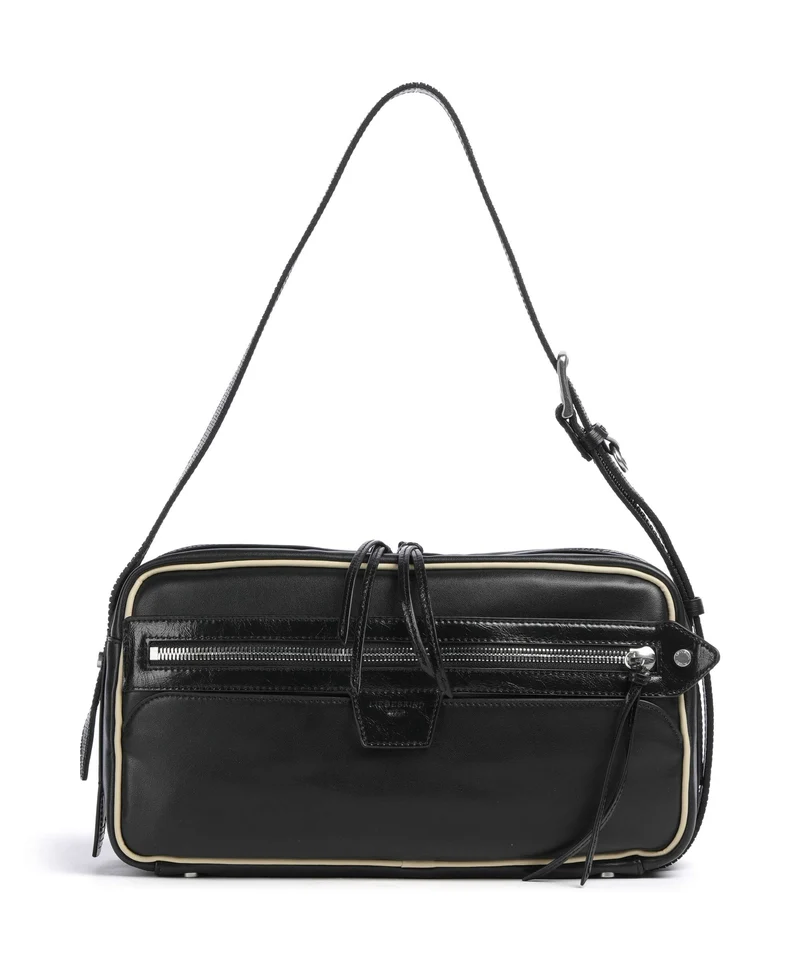 Liebeskind Juno Recycled Soft Calf M Schultertasche black