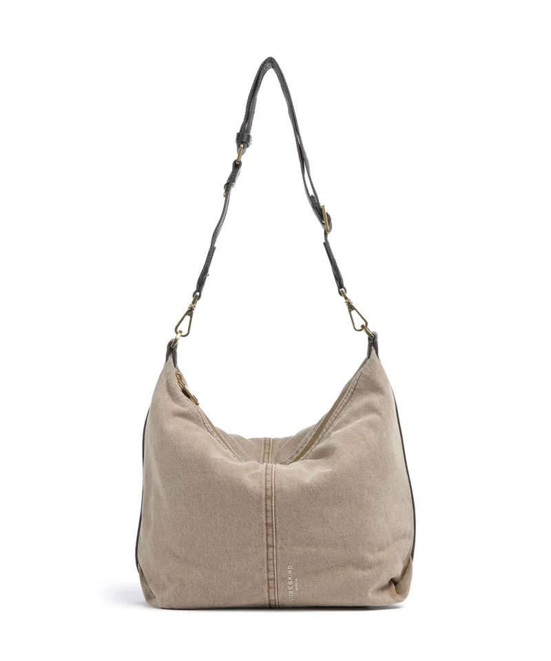 Liebeskind Paris Denim M Beuteltasche beige