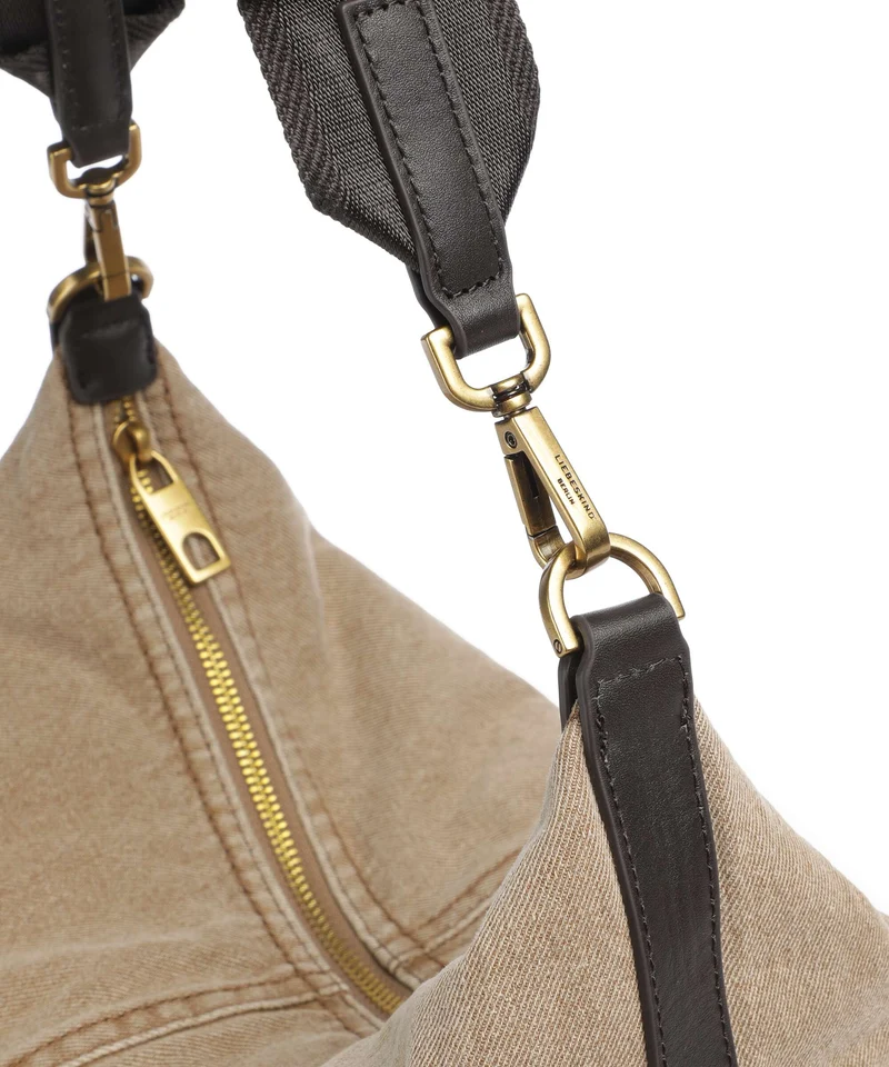Liebeskind Paris Denim M Beuteltasche beige