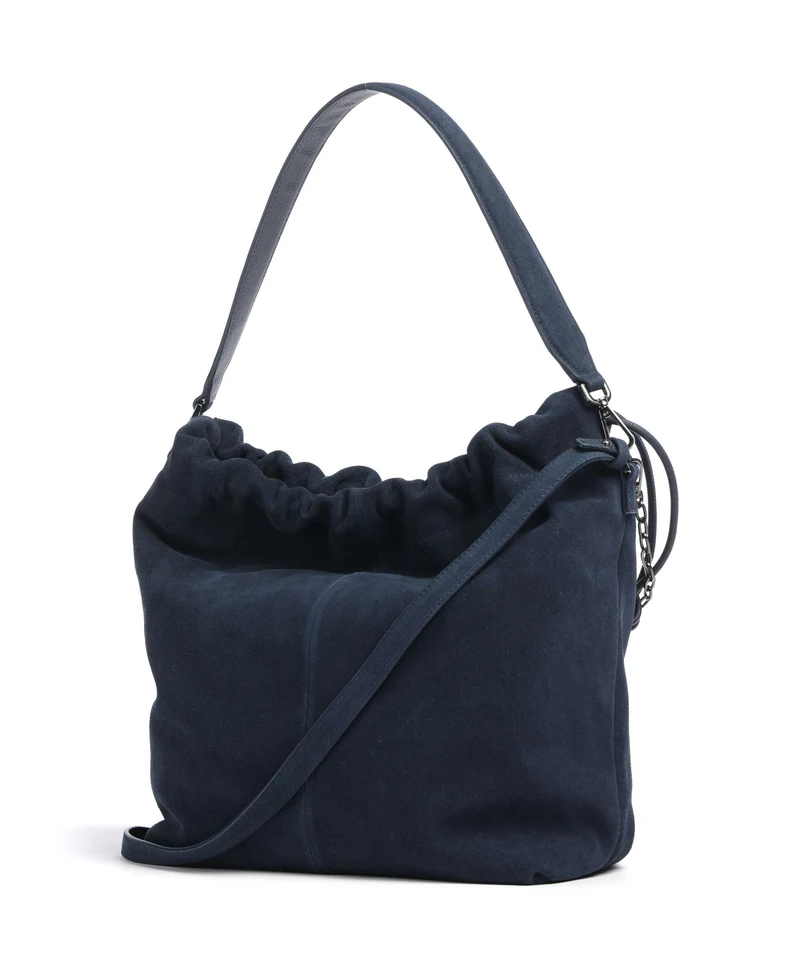 Liebeskind Lya II Hydro Suede M Bucket Handtasche peacoat