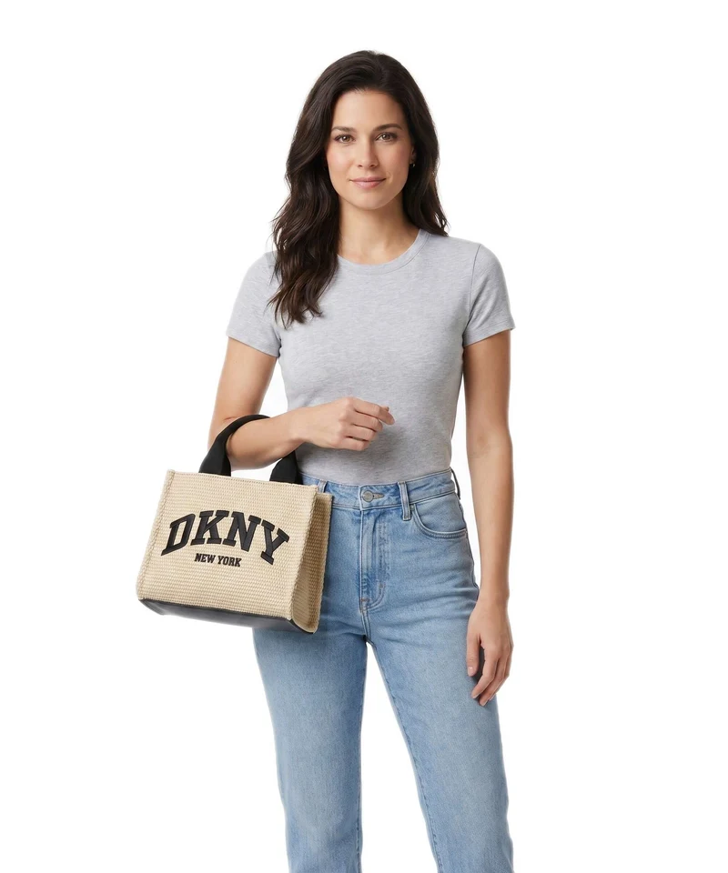 DKNY Hadlee Small Handtasche natural/black