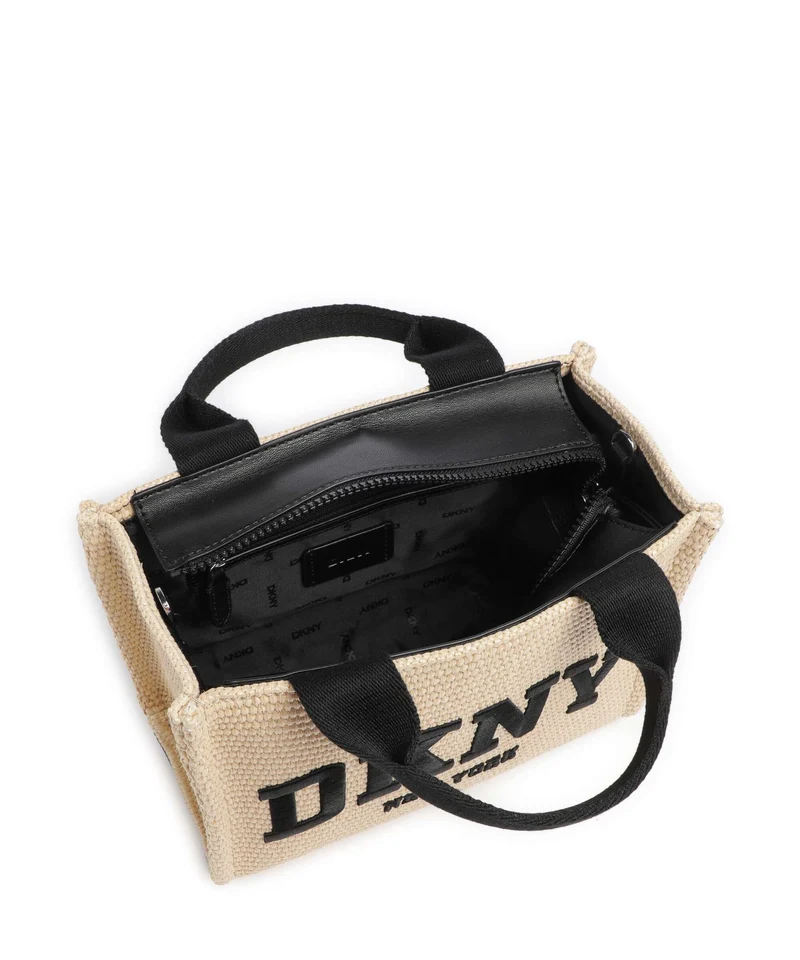 DKNY Hadlee Small Handtasche natural/black