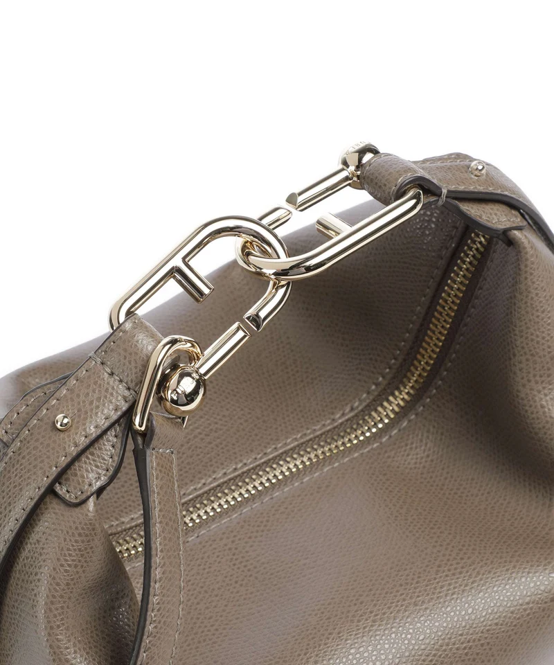 Furla Tonie Mini Schultertasche muddy gray