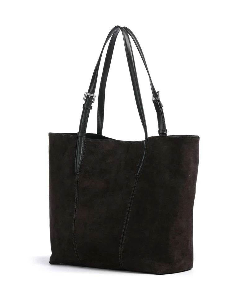 Liebeskind Una Recycled Suede M Shopper deep soil
