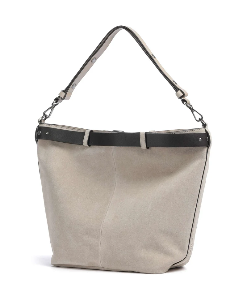 Liebeskind Zita Hydro Suede L Bucket Handtasche beige