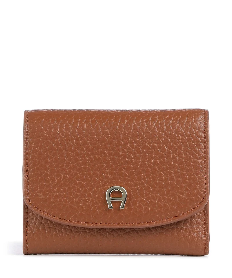 Aigner Carré Soft Geldbörse cognac brown