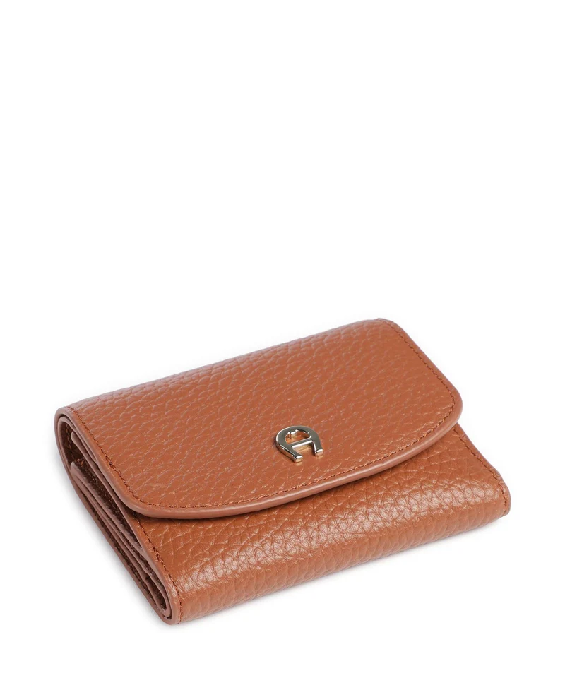 Aigner Carré Soft Geldbörse cognac brown