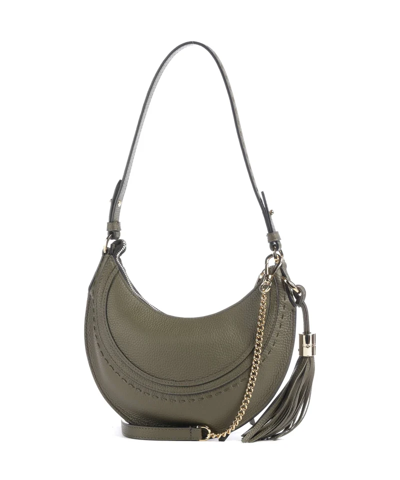 Lancel Hobohème S Schultertasche dark khaki
