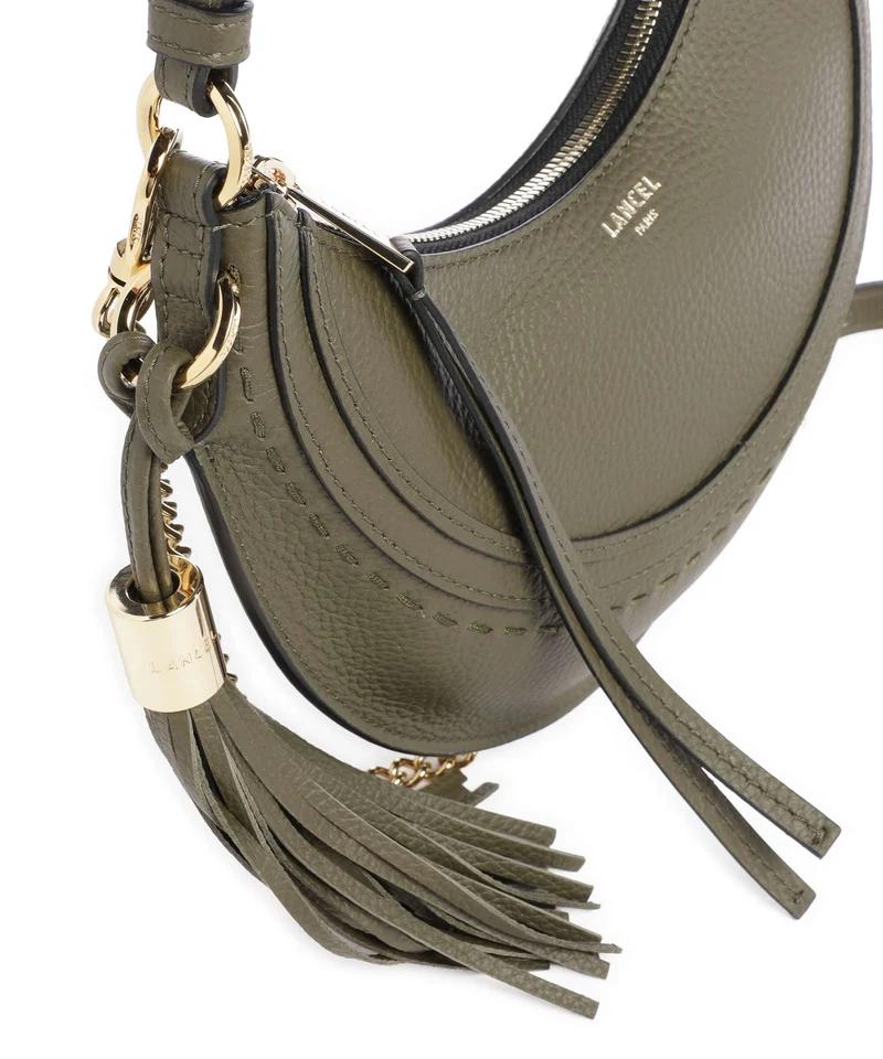 Lancel Hobohème S Schultertasche dark khaki