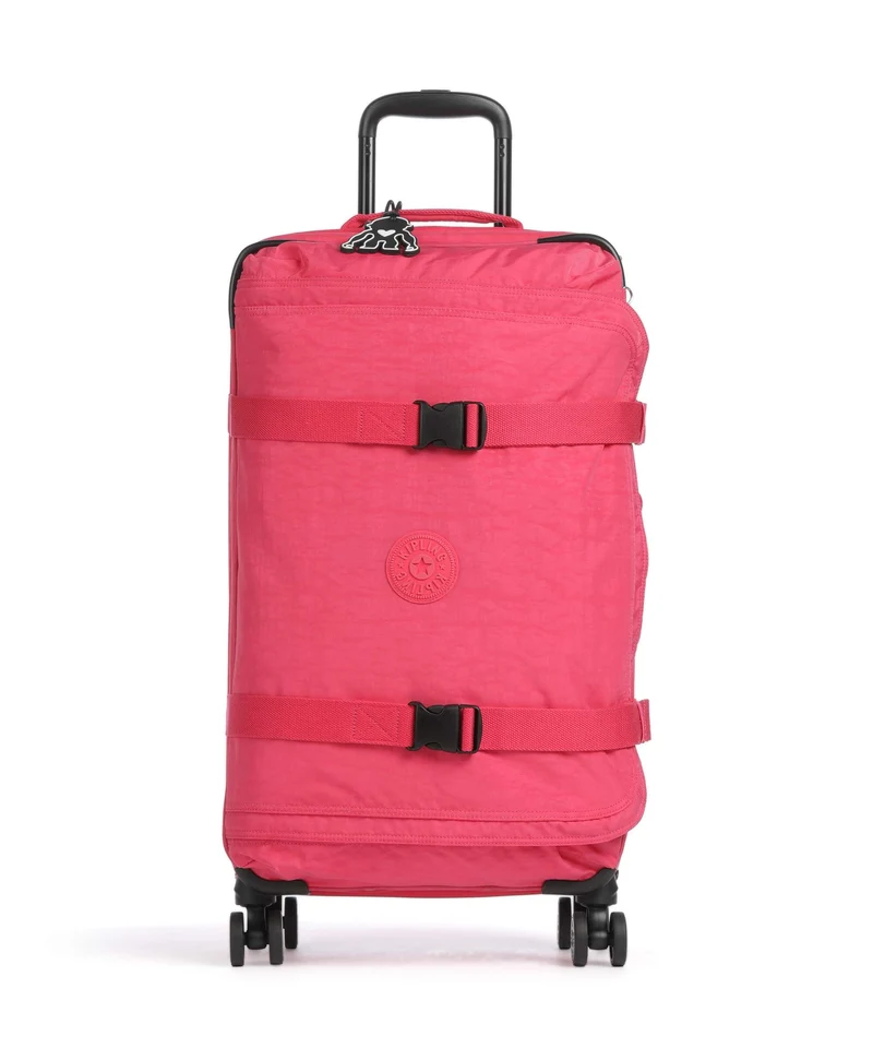 Kipling Basic Spontaneous M 4-Rollen Trolley resort pink