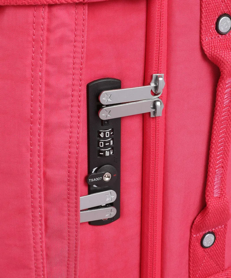 Kipling Basic Spontaneous M 4-Rollen Trolley resort pink