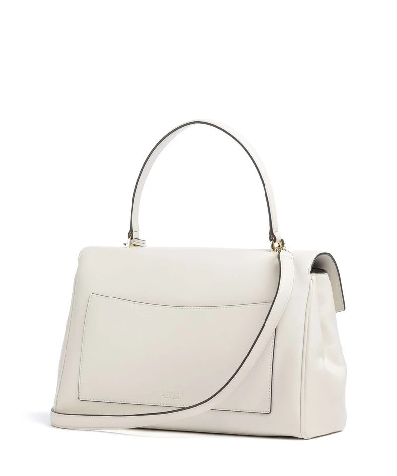 Lauren Ralph Lauren Farrah Medium Handtasche soft white