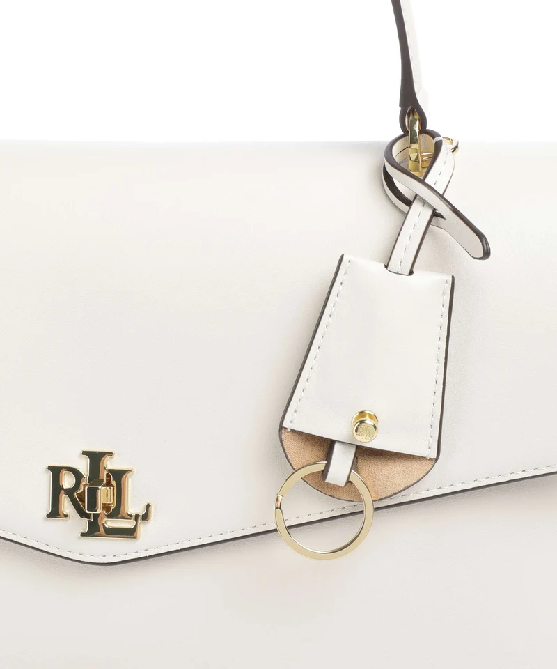 Lauren Ralph Lauren Farrah Medium Handtasche soft white