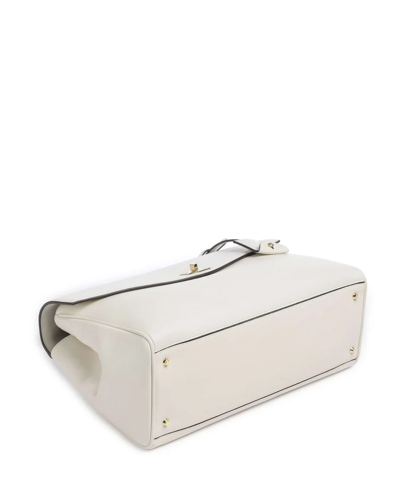 Lauren Ralph Lauren Farrah Medium Handtasche soft white