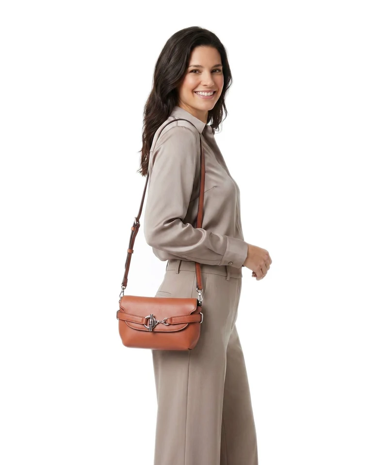 Lauren Ralph Lauren Blaike Small Umhängetasche red terracotta