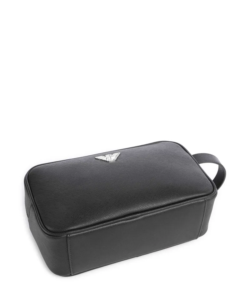 Emporio Armani Business Regenerated Kulturbeutel black beauty