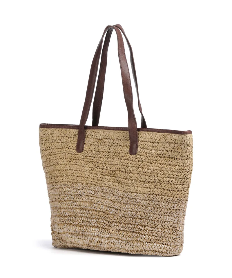 Anokhi Shopper natural metallic