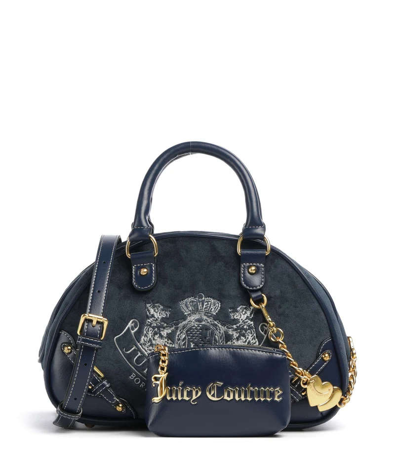 Juicy Couture Twig Narrative Velvet Handtasche blue depths