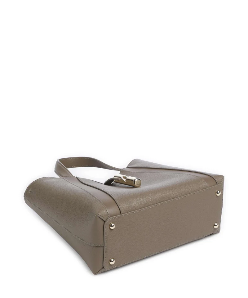Furla Goccia S Handtasche muddy gray