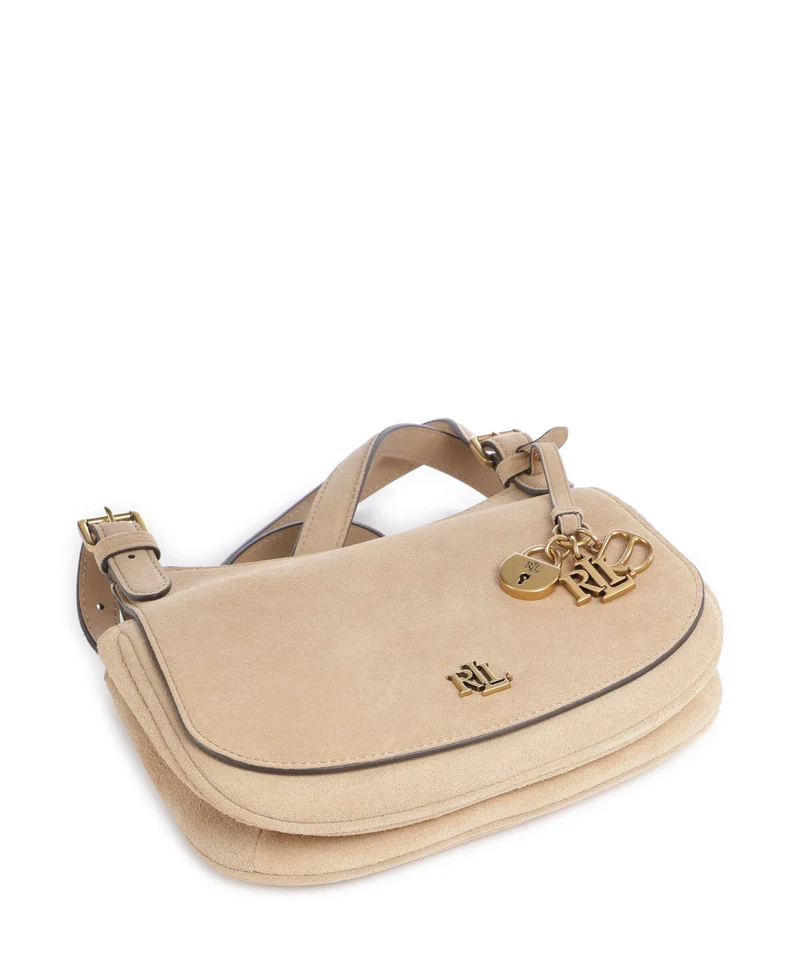 Lauren Ralph Lauren Marcy Medium Umhängetasche tan