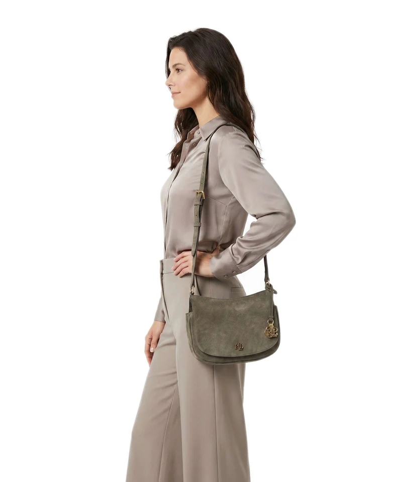 Lauren Ralph Lauren Marcy Medium Umhängetasche botanic green
