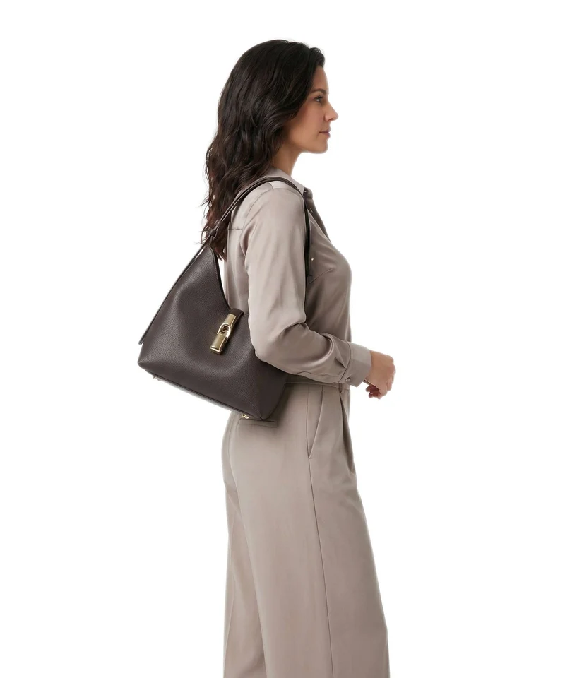 Furla Goccia S Schultertasche cioccolato