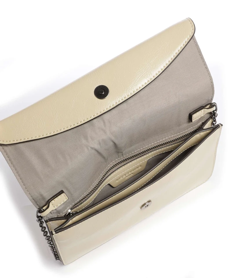 Liebeskind Audrey Recycled Lack Distressed S Umhängetasche biscotti