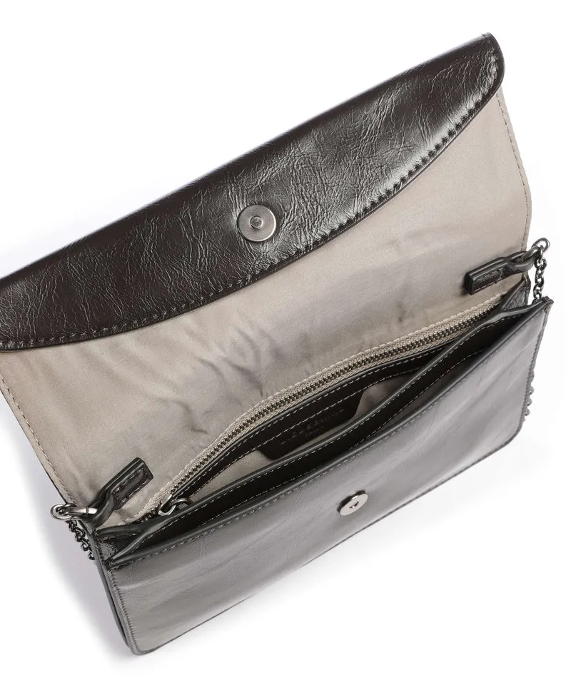 Liebeskind Audrey Recycled Lack Distressed S Umhängetasche deep soil